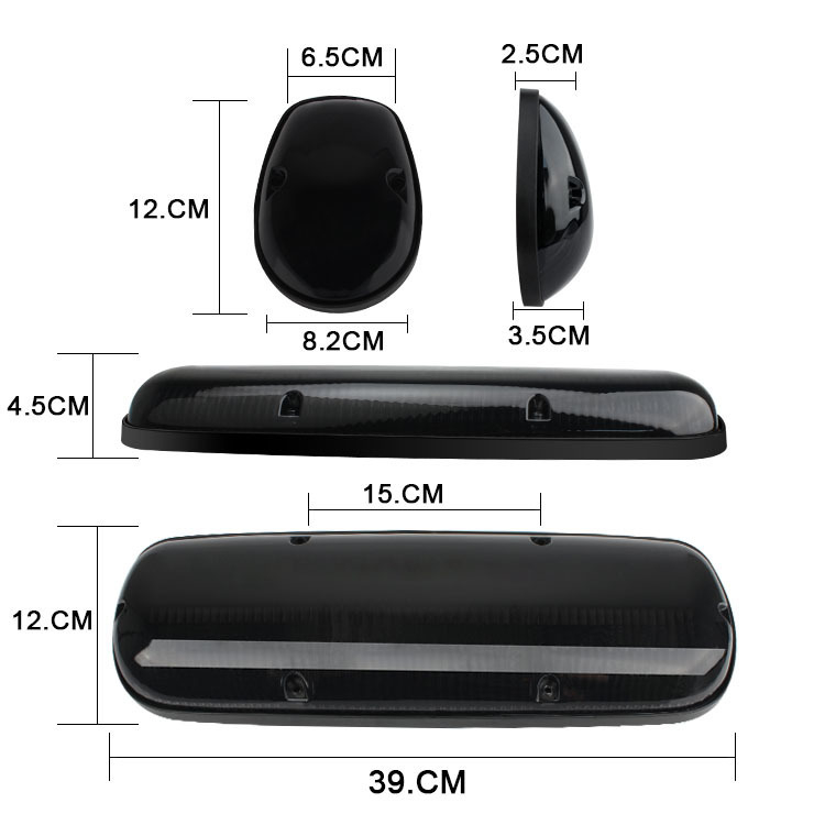 LED svjetlo za krov vozila – 20W, 12V, Materijal: AS/ABS, Model: New mouse light (Universal)