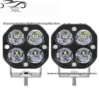 Motocikl LED reflektor Four-Leaf Clover, 40W, 12V, 6000 lm, 50000 sati