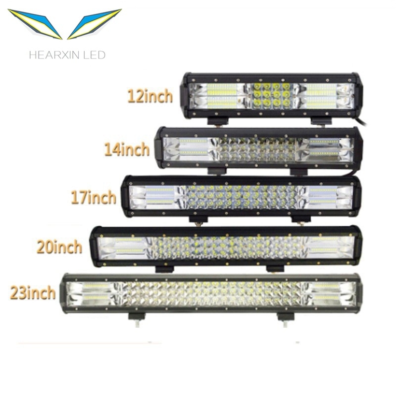 LED radna svjetiljka na krovu za vozila s tri reda — 252–432W, 12–80V, 6500K, 42300lm, aluminijsko kućište