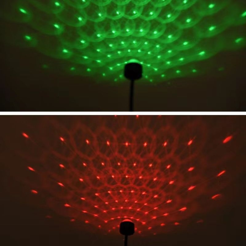 Lumină LED pentru plafonul mașinii cu control vocal și iluminare multicoloră (5V, 0.1W, 2A, durată de viață 71000 h)