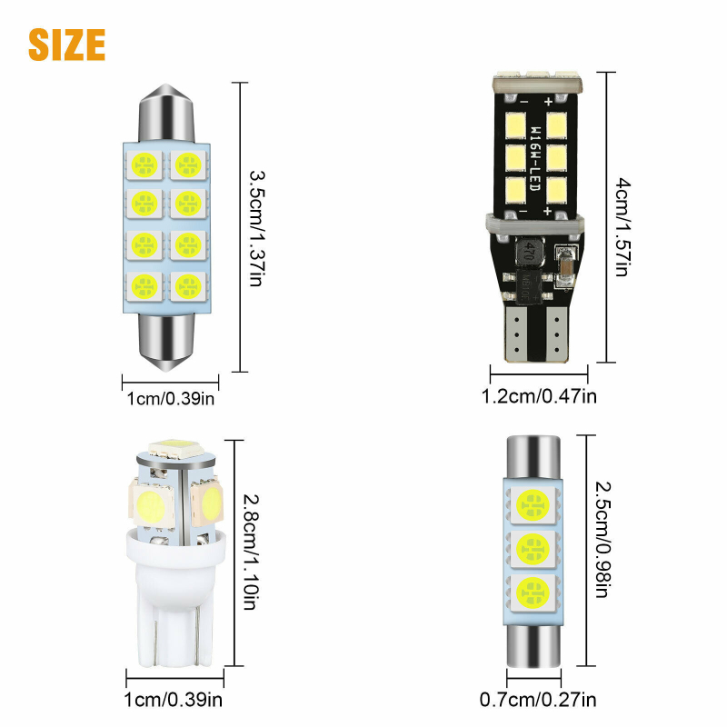 LED krovsko svjetlo T10, 12V, 3W, 800 lm, 50 000 h