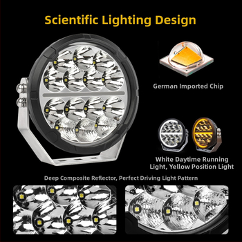 LED off-road reflektor za automobil 75W, 9–32V DC, 6000K, 13772 lm, 80000 h