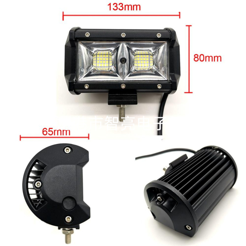 96W LED radno svjetlo za automobil – trostruki snop, dugački trak, 32 LED, 10-30V, aluminijsko kućište