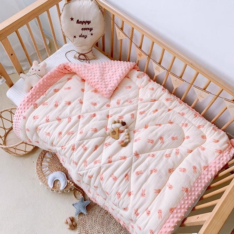 Бебешко одеяло, чист памук, целогодишно, за новородени