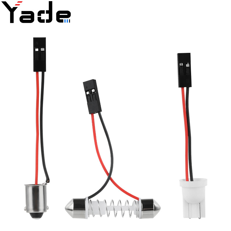 Yade Auto LED stropno svjetlo, model T10 glava dvostruka vrh opruge BA9S glava, materijal plast + aluminij, kompatibilno s općim modelima