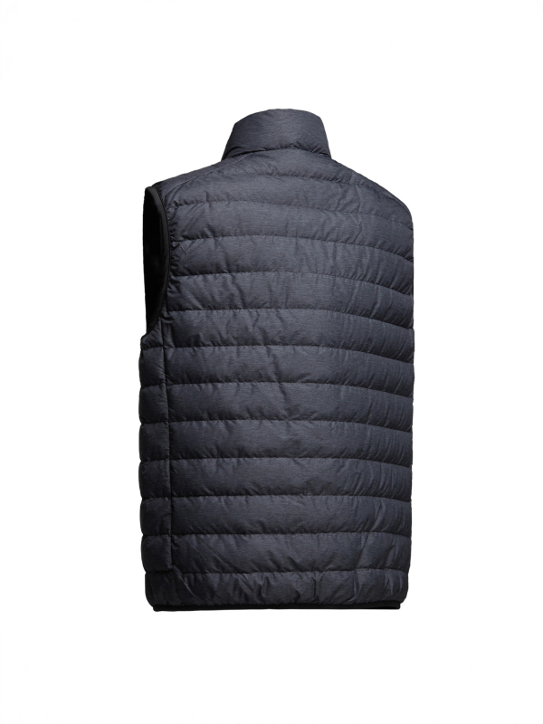 Мъжка пухова жилетка за зима, лека кройка, съдържание на пух 71–75%, пух от бяла патица