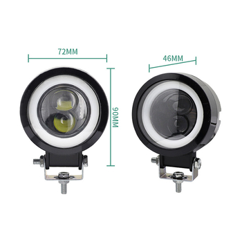 Auto LED radna svjetiljka s Angel Eye otvorom, 20W, 3000lm, 12-80V, 6500K