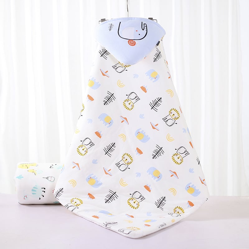 Dječja quilt deka od 100% pamuka za novorođenčad, cijelo godišnje korištenje, debela putna deka