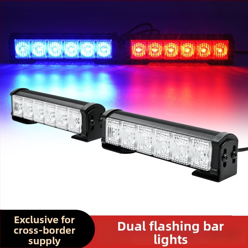 Lumina LED de avertizare pentru plafon - pentru camioane și echipamente de construcții - Carcasă din aliaj de aluminiu, 12V, model Jsd12