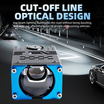 S101 LED lumină plasă - Carcasă din aluminiu, montaj încorporat, 12V, 50-68W, potrivire universală