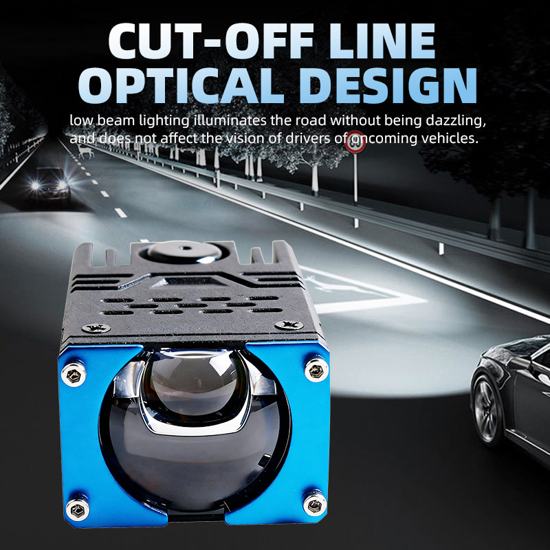 S101 LED lumină plasă - Carcasă din aluminiu, montaj încorporat, 12V, 50-68W, potrivire universală