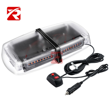 LED krova upozoravajuća svjetiljka, 54 LED, 54W, 10-30V DC, model Mb-201c-54, polikarbonatna leća + aluminijska legura