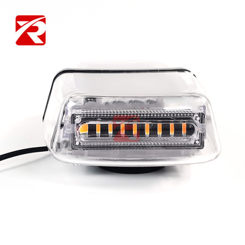 LED krova upozoravajuća svjetiljka, 54 LED, 54W, 10-30V DC, model Mb-201c-54, polikarbonatna leća + aluminijska legura