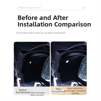 Lumină LED pentru portbagaj pentru Lexus RX350h și NX260, 15W