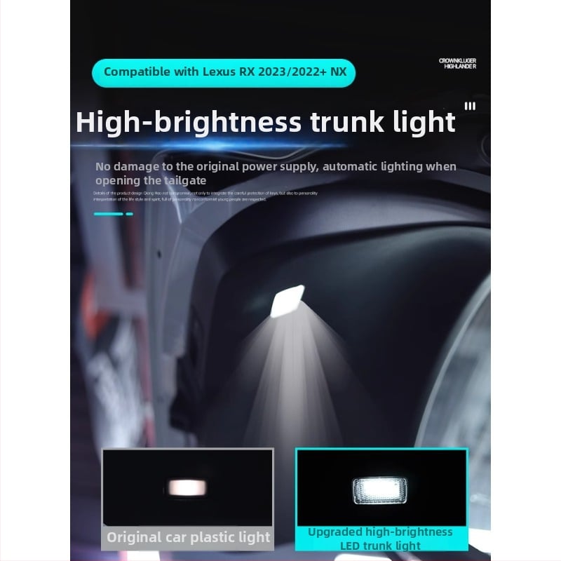 Lumină LED pentru portbagaj pentru Lexus RX350h și NX260, 15W