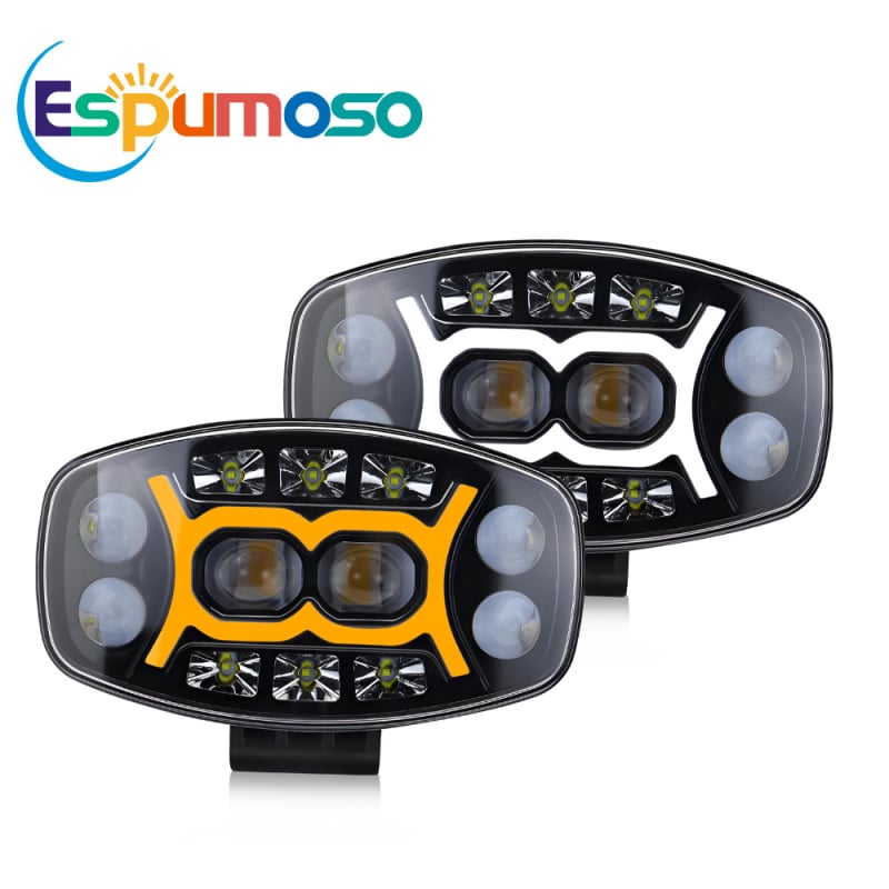 Automobilska LED radna svjetiljka, ovalnog oblika, 70W, 4500 lm, 12-36V, 50000 h