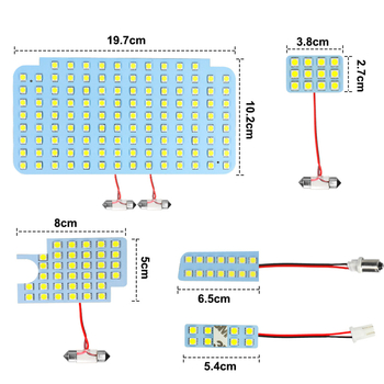Auto krovna LED svjetla PCB-35SMD-5050, 12V, 2W, LED 5050 3-jezgrene