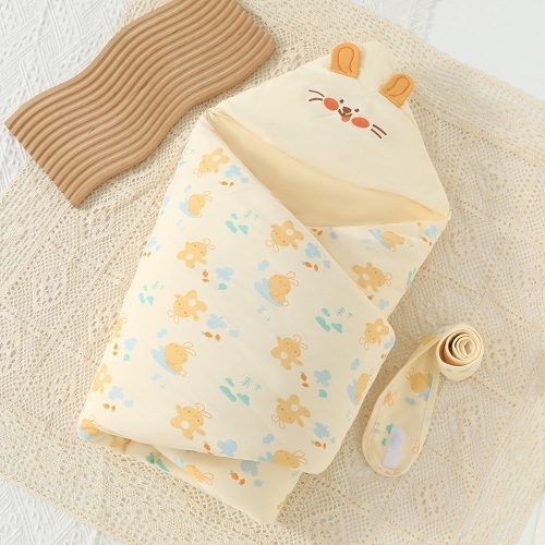 Beiluo dječja swaddle deka – 100% pamuk, Space Cotton punjenje, otporna na vjetar, debela verzija, za novorođenčad