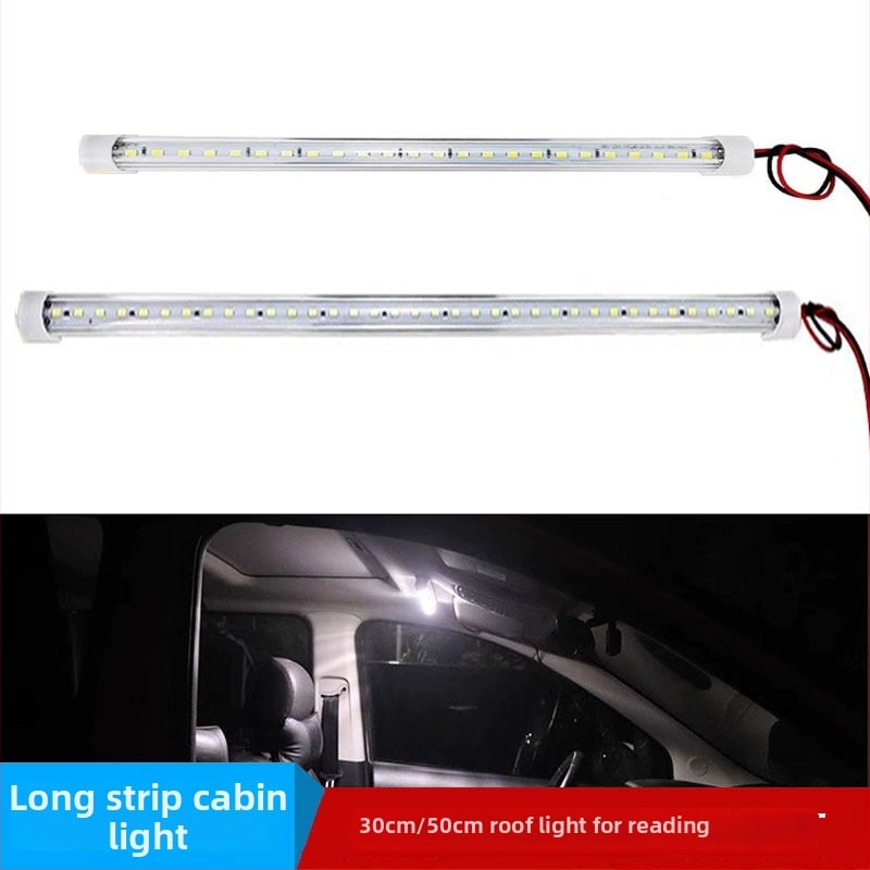 12V/24V LED unutarnje rasvjeta za automobil i kamion, svjetlosna traka u kabini, lampica za čitanje, prekidač
