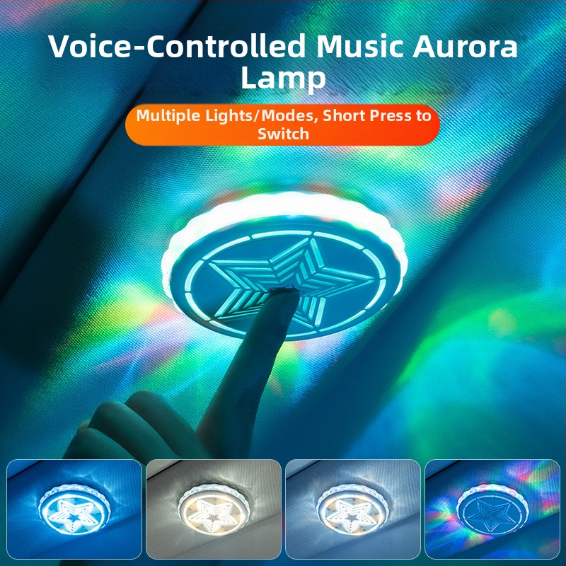 Lumină de plafon LED pentru RV - Model atmosferă cu stele, 3W, 5V, 600mA, durată de viață 8760h