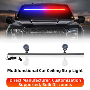 LED ambijentalna unutrašnja traka za automobil, dvostruko LED, visoka svjetlina, 12V, 18W, model TR5089