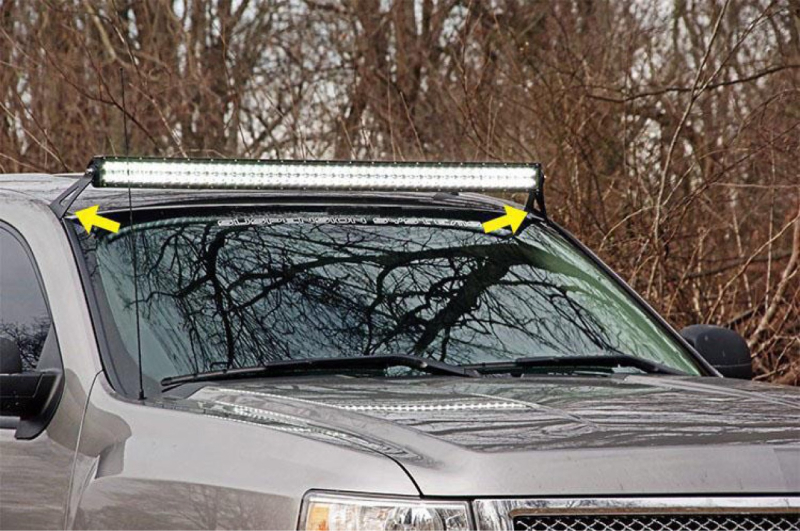 Držač za LED svjetlosnu traku u obliku luka, za Ford F-150, na krovu (Prilagodba: Da; Marka: OTHER; Kompatibilnost: Ford F-150)