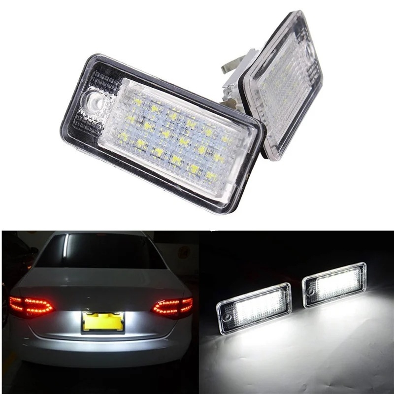 Audi LED svjetlo za registarsku pločicu – 12V, 3.48W, 6500K, 50.000 sati
