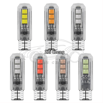Automobilsko LED indikator svjetla, T10-3030-6SMD, 12V, 1.8W, 0.15A, Plastic+PCB, Prism Lens