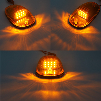 LED svjetlo na krovu vozila – 12/16 LED, SKD01 široki kut, upozoravajuće žuto svjetlo, za kamione i pickup vozila