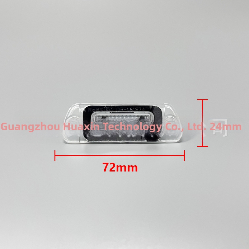 LED közúti rendszámtábla világítás Mercedes-Benz GL350/GL450/GL500/ML320/ML63 – 12V, 3W, 6000K, 50 000 óra, ABS+LED