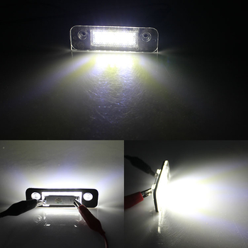 LED svjetlo za registracijsku pločicu Ford Mondeo — 12V, 3W, 6500K, PC kućište, 50.000 sati