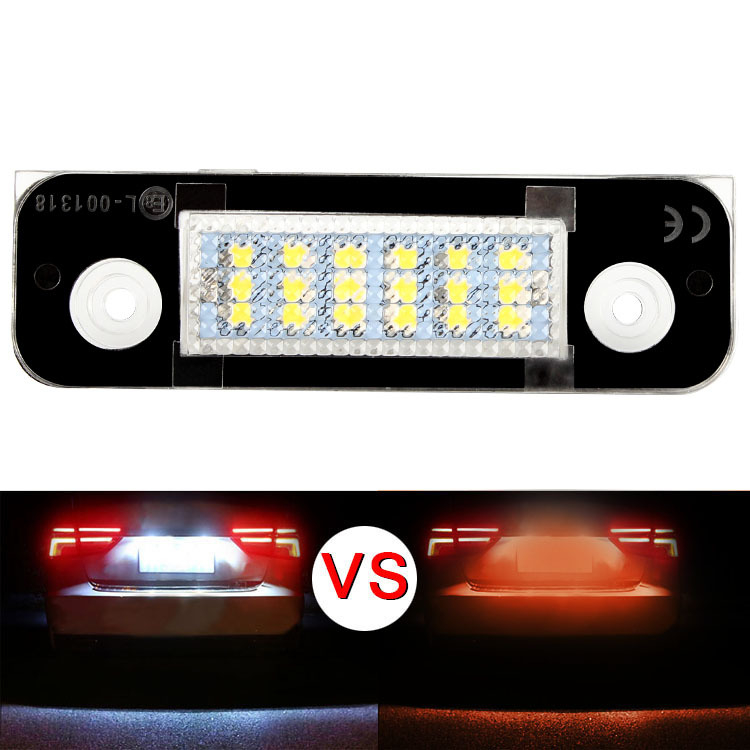LED svjetlo za registracijsku pločicu Ford Mondeo — 12V, 3W, 6500K, PC kućište, 50.000 sati