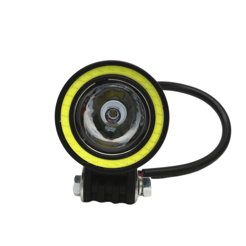 Kör alakú 10W LED fény autókhoz és motorokhoz – univerzális, Angyali szem (12–24V, 1000 lm, 6500K, 50000 h)