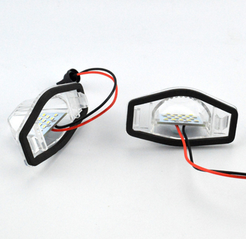 Orant LED lampica za registracijsku tablicu za Honda Jazz/Odyssey/CR-V/FR-V — PC kućište, 12V, 3.3W, LED 2835, 6500K