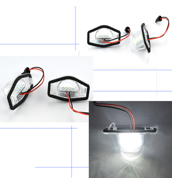 Orant LED lampica za registracijsku tablicu za Honda Jazz/Odyssey/CR-V/FR-V — PC kućište, 12V, 3.3W, LED 2835, 6500K