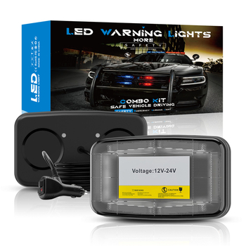 Tető LED figyelmeztető fény szívókoronggal, 12V/24V, modell JB-3030-90 LED, áramerősség 0.75A