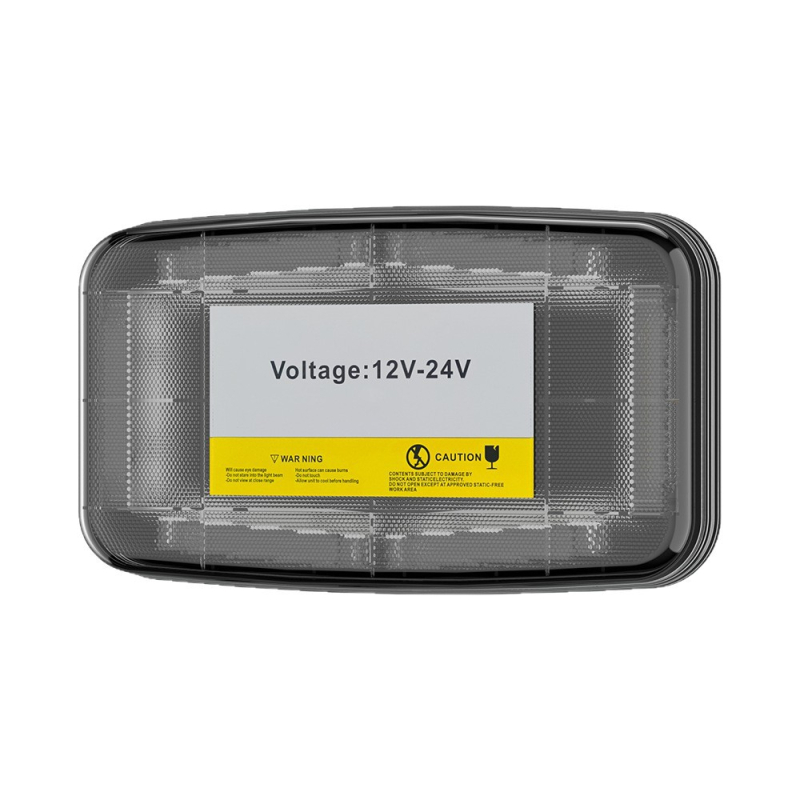 Tető LED figyelmeztető fény szívókoronggal, 12V/24V, modell JB-3030-90 LED, áramerősség 0.75A