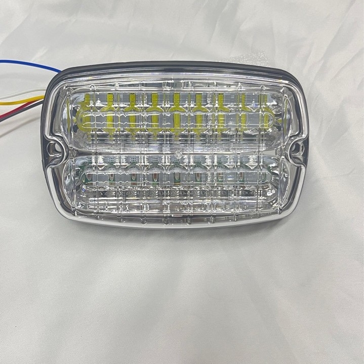 18LED villogó figyelmeztető fény, 12V, 54W, modell LED-M18, nagy teljesítményű oldalsó és hátsó lámpa teher- és személyautókhoz