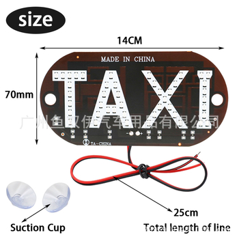 Taxi kupolno svjetlo TAXI-D, 12V, 3W, LED, 120 lm