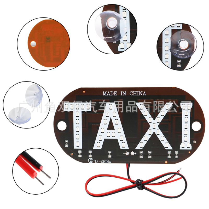 Taxi kupolno svjetlo TAXI-D, 12V, 3W, LED, 120 lm