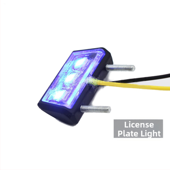 LED svjetlo za registracijsku pločicu motocikla, s univerzalnim stražnjim svjetlom i dekorativnim osvjetljenjem