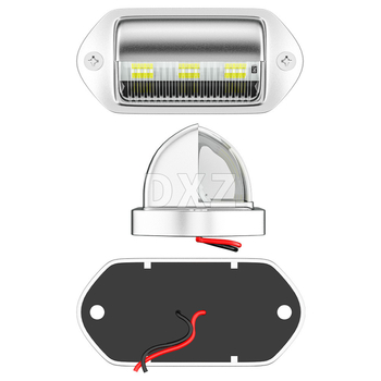 DXZ 6LED svjetlo za tablicu kamiona, 12-24V, 1.8W, 2835 LED, vijek trajanja 50.000 h