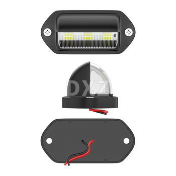 DXZ 6LED svjetlo za tablicu kamiona, 12-24V, 1.8W, 2835 LED, vijek trajanja 50.000 h