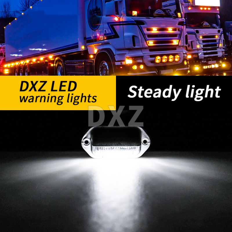 DXZ 6LED svjetlo za tablicu kamiona, 12-24V, 1.8W, 2835 LED, vijek trajanja 50.000 h