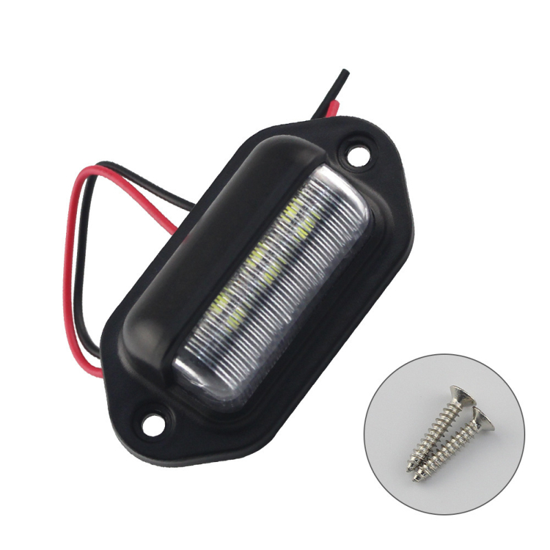 DXZ 6LED svjetlo za tablicu kamiona, 12-24V, 1.8W, 2835 LED, vijek trajanja 50.000 h