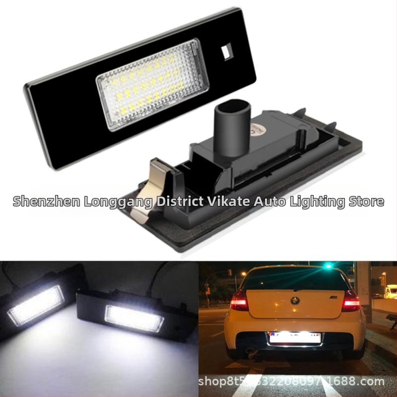 LED rendszámtábla világítás BMW E81 E87 E63 E64 E85 E86 F12 F13 Z4 - 12V, 2W, 6000K, 30000h