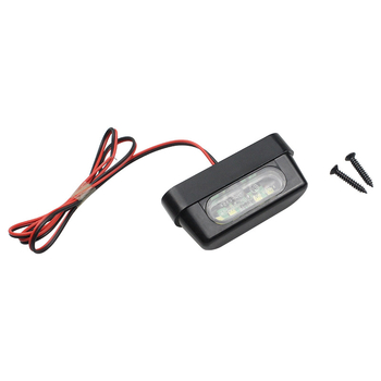 Svjetlo za registarsku pločicu motocikla za off-road, LED, 12V, 3W, trajanje 10000 h, Retrofit kompatibilno