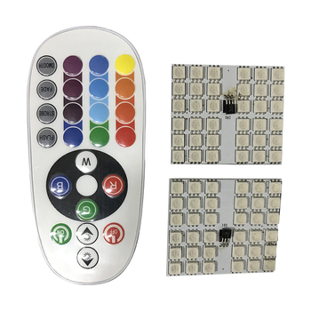 Automobilska LED svjetiljka za čitanje s daljinskim upravljanjem RGB, 5050 SMD panel, 12V, 3.5W