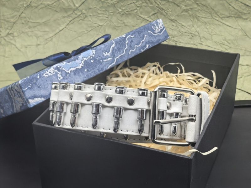 Öv - Y2K punk szegecses, PU bőr, vas csat, szélesség 2–4 cm, sokoldalú chic