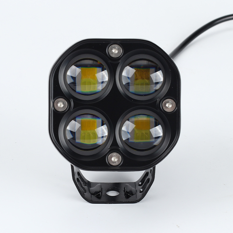 Proiector LED auto și motocicletă cu lentilă patru foi – LED, 18W, 12-80V, 4000 lm, IP67